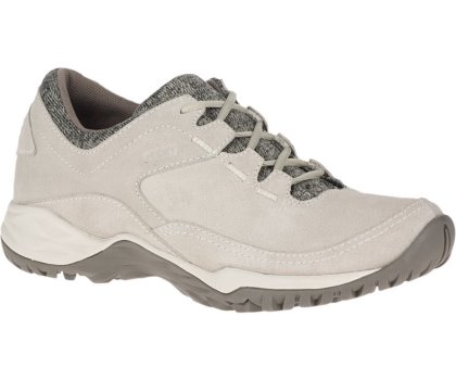 Buty Codzienne Merrell Addison Skórzane Nieprzemakalne Q2 Damskie Beżowe | 42720W-1CB
