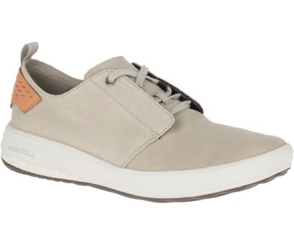 Buty Codzienne Merrell Gridway Płócienne Męskie Beżowe | 41285M-2CB