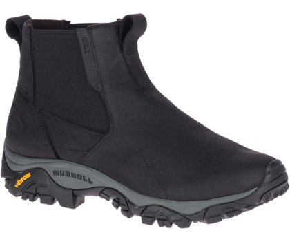 Buty Codzienne Merrell Moab Adventure Chelsea Nieprzemakalne Szerokie Szerokość Męskie Czarne | 41575M-2CB