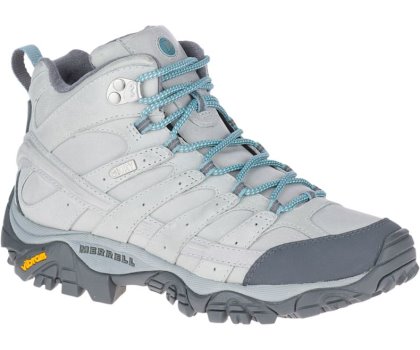 Buty Nieprzemakalne Merrell Moab 2 Prime Mid Nieprzemakalne Damskie Głęboka Szare | 40777W-1WL