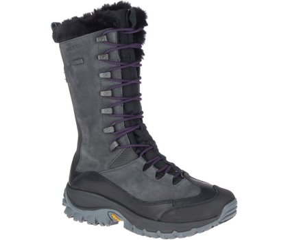 Buty Nieprzemakalne Merrell Thermo Rhea Wysokie Nieprzemakalne Damskie Ciemny Szare | 41496W-1WC