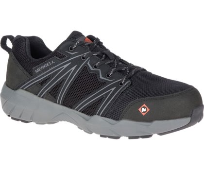 Buty Robocze Merrell Fullbench Superlite Alloy Metalowym Robocze Shoe Szerokie Szerokość Męskie Czarne | 39378M-2WB