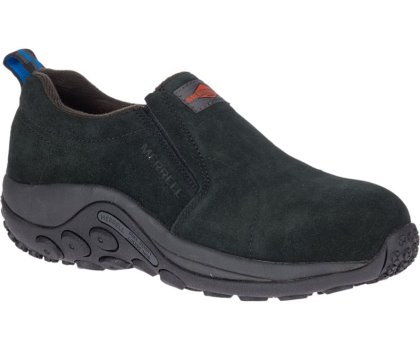 Buty Robocze Merrell Jungle Moc Alloy Metalowym Robocze Shoe Damskie Czarne | 40843W-1WB