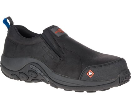 Buty Robocze Merrell Jungle Moc ESD Comp Metalowym Robocze Shoe Szerokie Szerokość Męskie Czarne | 32720M-2WB