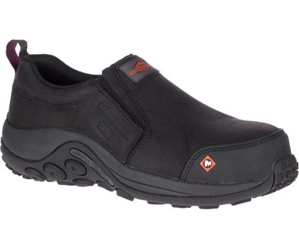 Buty Robocze Merrell Jungle Moc ESD Comp Metalowym Robocze Shoe Damskie Czarne | 32731W-1WB