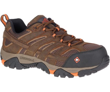 Buty Robocze Merrell Moab Vertex Vent Comp Metalowym Robocze Shoe Męskie Czekolada | 38746M-2WC