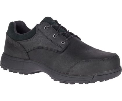 Buty Robocze Merrell Sutton Oxford Steel Metalowym Robocze Shoe Męskie Czarne | 41323M-2WB