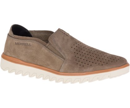 Buty Slip On Merrell Downtown Moc Męskie Brązowe | 30964M-2SB