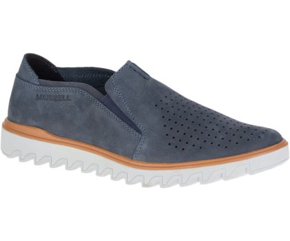 Buty Slip On Merrell Downtown Moc Męskie Ciemny Szare | 30964M-2SD