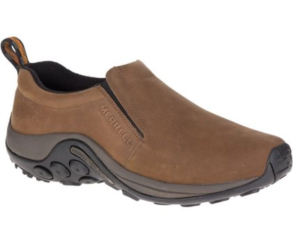 Buty Slip On Merrell Jungle Moc Nubuck Szerokie Szerokość Męskie Brązowe | 17710M-2SB