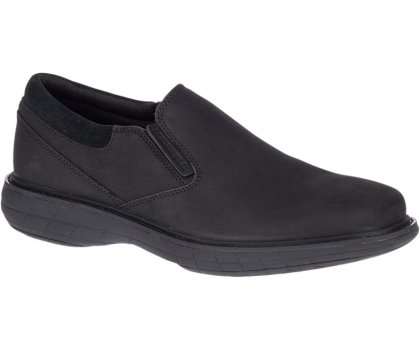 Buty Slip On Merrell World Vue Moc Męskie Czarne | 30968M-2SB