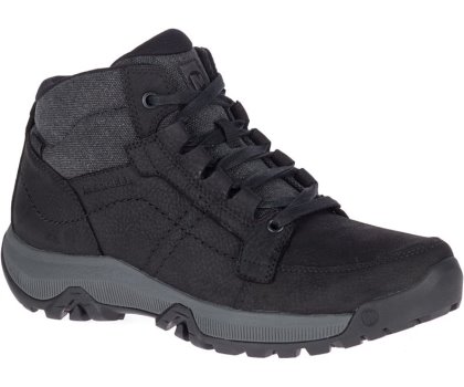 Buty Trekkingowe Merrell Anvik Pace Mid Nieprzemakalne Męskie Czarne | 41391M-2HB