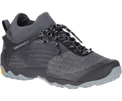 Buty Trekkingowe Merrell Chameleon 7 Knit Mid Męskie Czarne | 36103M-2HB