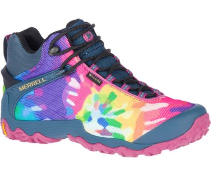 Buty Trekkingowe Merrell Chameleon 7 Storm Mid Tie-Dye GORE -TEX® Damskie Kolorowe | 41356W-1HM
