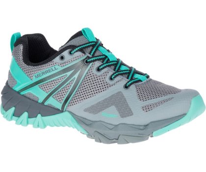 Buty Trekkingowe Merrell MQM Flex Damskie Szare Turkusowe | 30868W-1HT