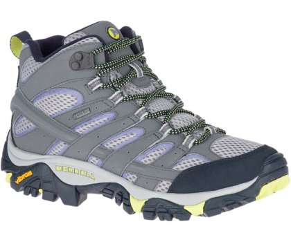 Buty Trekkingowe Merrell Moab 2 Mid GORE -TEX® Damskie Granatowe Szare | 27874W-1HN