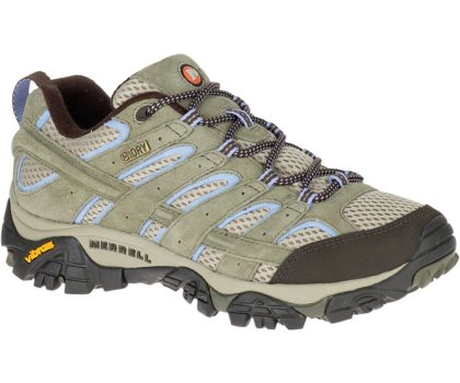 Buty Trekkingowe Merrell Moab 2 Nieprzemakalne Szerokie Szerokość Damskie Oliwkowe | 27946W-1HO