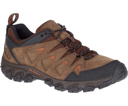Buty Trekkingowe Merrell Pulsate 2 Skórzane Nieprzemakalne Szerokie Szerokość Męskie Ciemny Brązowe | 36111M-2HD