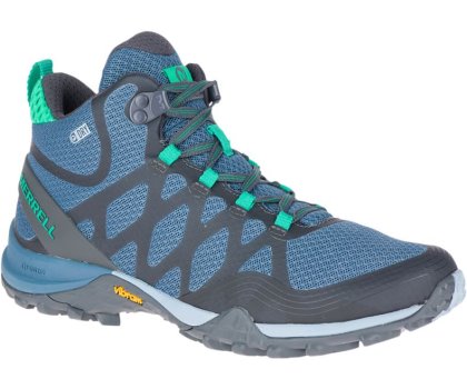 Buty Trekkingowe Merrell Siren 3 Mid Nieprzemakalne Damskie Niebieskie | 36285W-1HB