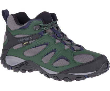 Buty Trekkingowe Merrell Yokota 2 Sportowe Mid GORE-TEX® Męskie Zielone | 38705M-2HG