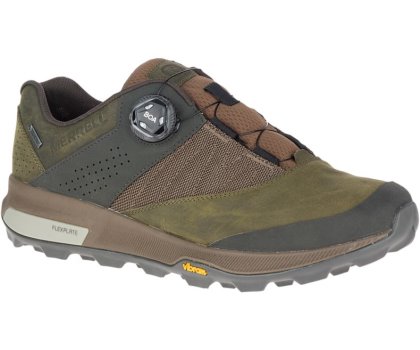 Buty Trekkingowe Merrell Zion Boa GORE -TEX® Męskie Ciemny Oliwkowe | 41230M-2HD