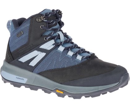 Buty Trekkingowe Merrell Zion Mid Nieprzemakalne Damskie Granatowe | 40758W-1HN
