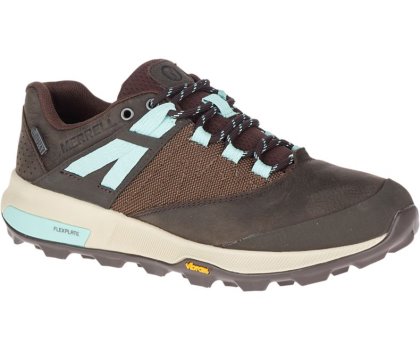 Buty Trekkingowe Merrell Zion Nieprzemakalne Damskie Brązowe | 40760W-1HB