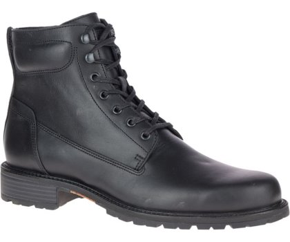 Buty Wodoodporne Merrell Legacy Mid Nieprzemakalne Męskie Czarne | 41103M-2WB
