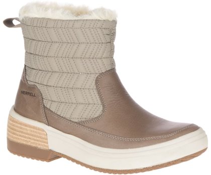 Buty Zimowe Merrell Haven Bluff Polar Nieprzemakalne Damskie Brązowe | 41499W-1WR