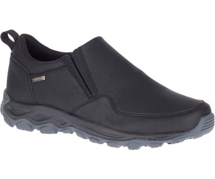 Buty Zimowe Merrell Ice Cap Guide Moc Nieprzemakalne Damskie Czarne | 42723W-1WB