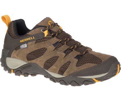 Buty do Chodzenia Merrell Alverstone Nieprzemakalne Szerokie Szerokość Męskie Brązowe | 35665M-2WB