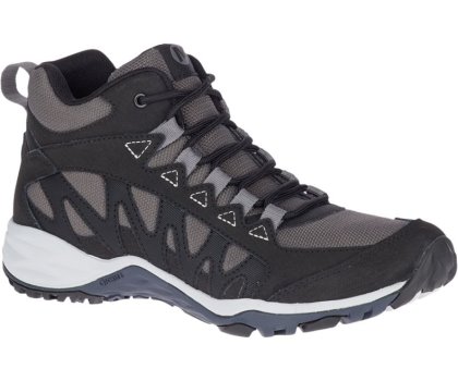Buty do Chodzenia Merrell Lulea Mid Damskie Czarne | 41507W-1WB