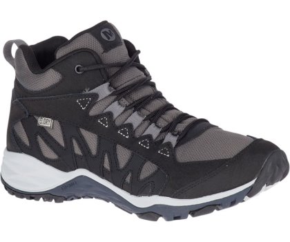 Buty do Chodzenia Merrell Lulea Mid Nieprzemakalne Damskie Czarne | 41506W-1WB