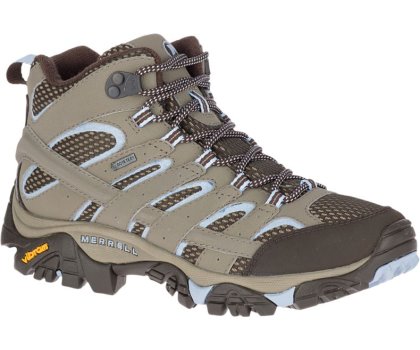 Buty do Chodzenia Merrell Moab 2 Mid GORE -TEX® Damskie Brązowe Głęboka Niebieskie | 27874W-1WB