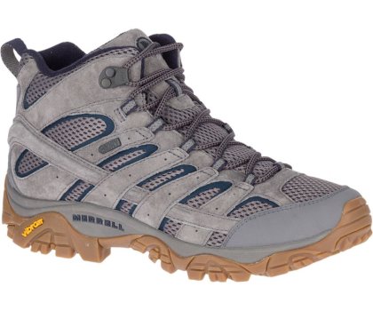 Buty do Chodzenia Merrell Moab 2 Mid Nieprzemakalne Męskie Jasny Szare | 27880M-2WD