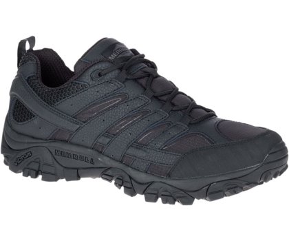 Buty do Chodzenia Merrell Moab 2 Tactical Shoe Szerokie Szerokość Męskie Czarne | 29996M-2WB