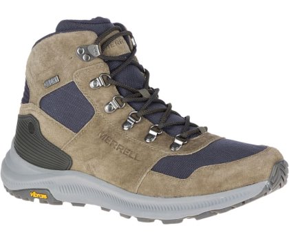 Buty do Chodzenia Merrell Ontario 85 Mid Nieprzemakalne Męskie Oliwkowe | 39219M-2WB