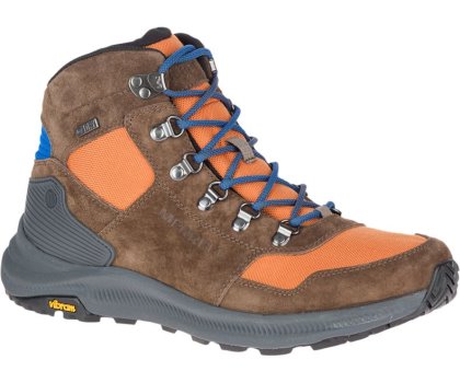 Buty do Chodzenia Merrell Ontario 85 Mid Nieprzemakalne Męskie Pomarańczowe | 39219M-2WO