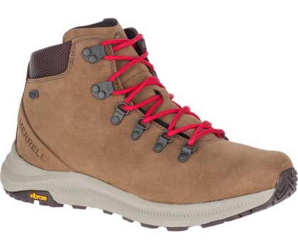 Buty do Chodzenia Merrell Ontario Mid Nieprzemakalne Męskie Ciemny Brązowe | 35911M-2WD