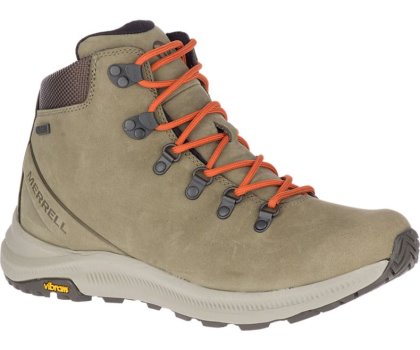 Buty do Chodzenia Merrell Ontario Mid Nieprzemakalne Męskie Oliwkowe | 35911M-2WO