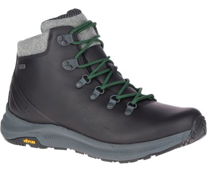 Buty do Chodzenia Merrell Ontario Thermo Mid Nieprzemakalne Męskie Czarne Zielone | 41494M-2WB