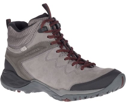 Buty do Chodzenia Merrell Siren Traveller Q2 Mid Nieprzemakalne Damskie Ciemny Szare | 32440W-1WD