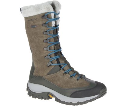 Buty do Chodzenia Merrell Thermo Rhea Wysokie Nieprzemakalne Damskie Oliwkowe | 41496W-1WO