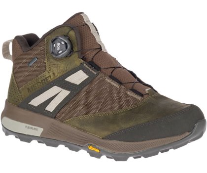 Buty do Chodzenia Merrell Zion Boa Mid GORE -TEX® Męskie Ciemny Oliwkowe | 41232M-2WD