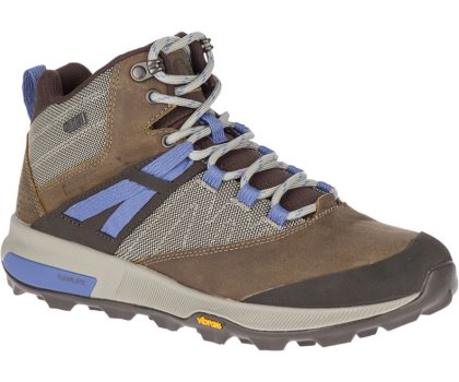 Buty do Chodzenia Merrell Zion Mid Nieprzemakalne Damskie Brązowe | 40758W-1WB