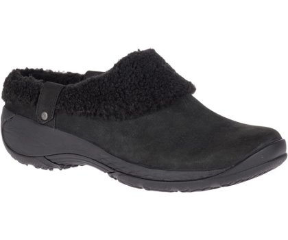 Chodaki Merrell Encore Ice Klapki Q2 Damskie Czarne | 35313W-1CB