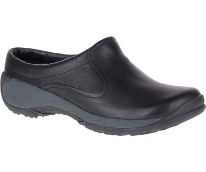 Chodaki Merrell Encore Q2 Klapki Skórzane Szerokie Szerokość Damskie Czarne | 29579W-1CB