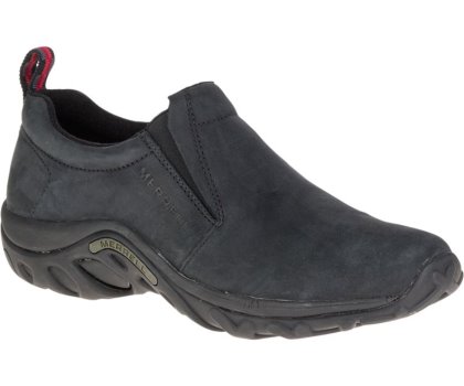 Chodaki Merrell Jungle Moc Nubuck Męskie Czarne | 17705M-2CB