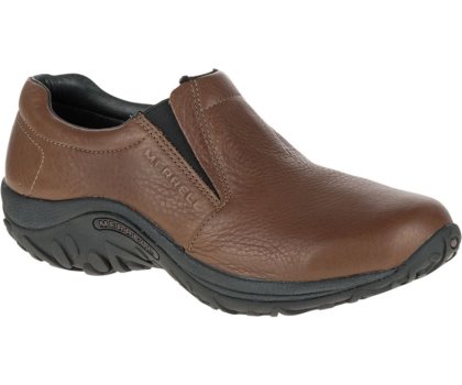 Chodaki Merrell Jungle Moc Skórzane Męskie Brązowe | 17704M-2CB