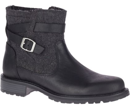 Kozaki Merrell Legacy Klamry Nieprzemakalne Damskie Czarne | 40969W-1BB